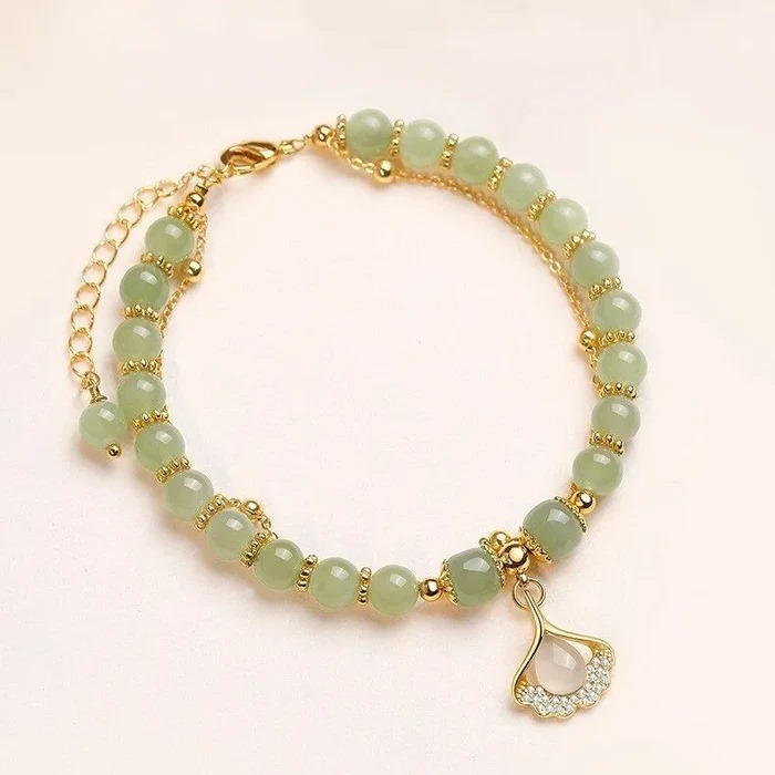 Apricot Leaf Bracelet (𝑷𝒓𝒆𝒎𝒊𝒖𝒎 𝑸𝒖𝒂𝒍𝒊𝒕𝒚) - Image 3